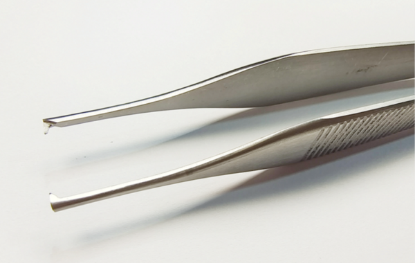 NK28-15 組織鑷 平齒 鑲嵌12cm-Tissue Pliers，Fig. 1 Adson 12cm TC