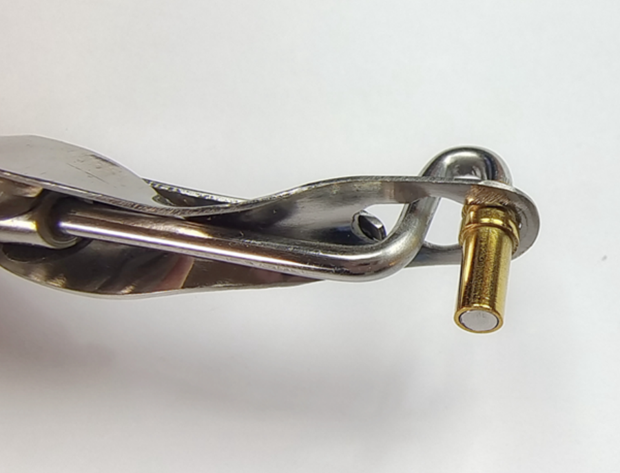  NK32-11 骨粉輸送器 按壓式鍍鈦-Amalgum Carrier Titanium Coated 19.5cm, Tip 2*2.5mm