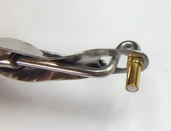  NK32-11 骨粉輸送器 按壓式鍍鈦-Amalgum Carrier Titanium Coated 19.5cm, Tip 2*2.5mm