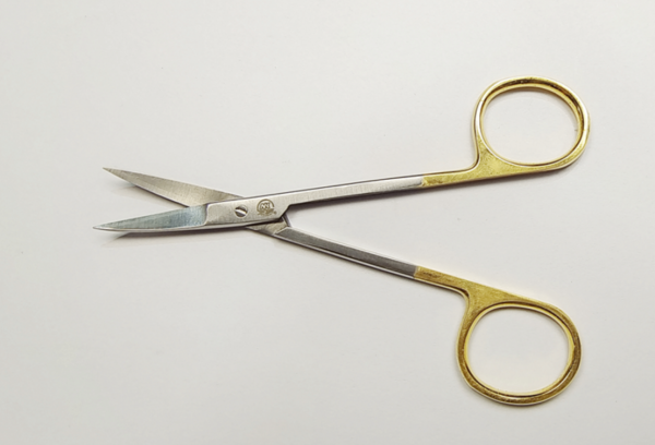 NK29-09 牙齦剪 直鑲嵌 12cm-Gum Scissors TC, Str 12cm 1/2''