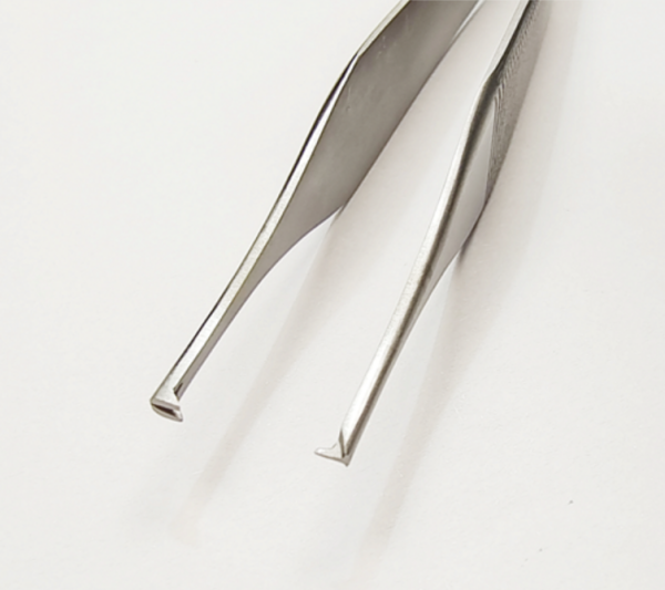 NK28-15 組織鑷 平齒 鑲嵌12cm-Tissue Pliers，Fig. 1 Adson 12cm TC