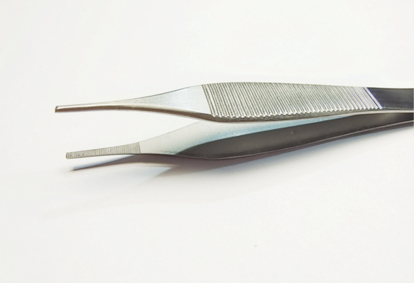 NK28-01 組織鑷 12cm 對齒-Tissue Pliers, Fig 1*2 Adson 12cm