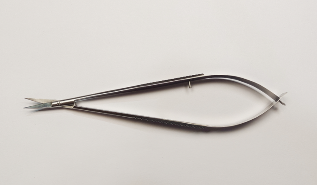 NK29-26 顯微剪 彎14.5cm-Castroviejo Scissors, cvd 14.5cm