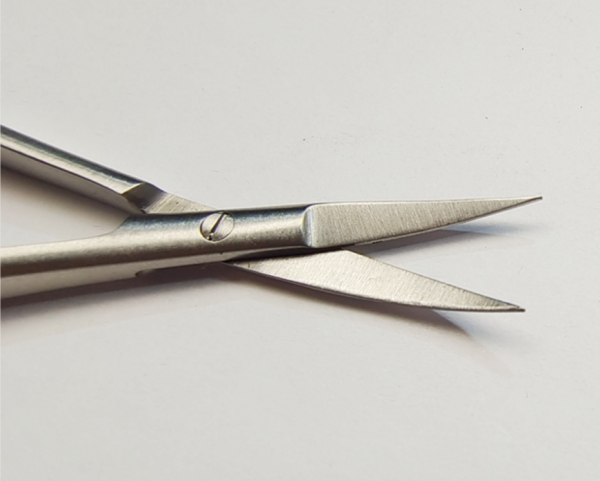 NK29-26 顯微剪 彎14.5cm-Castroviejo Scissors, cvd 14.5cm