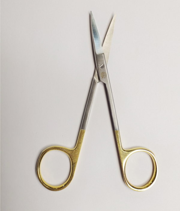 NK29-09 牙齦剪 直鑲嵌 12cm-Gum Scissors TC, Str 12cm 1/2''