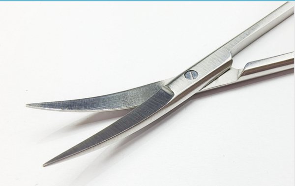 NK29-42 牙齦剪 彎10.5cm-Gum Scissors,Lirs Cvd 10.5cm