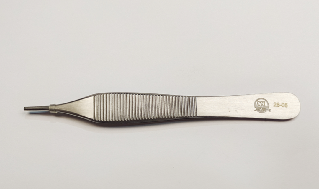 NK28-01 組織鑷 12cm 對齒-Tissue Pliers, Fig 1*2 Adson 12cm