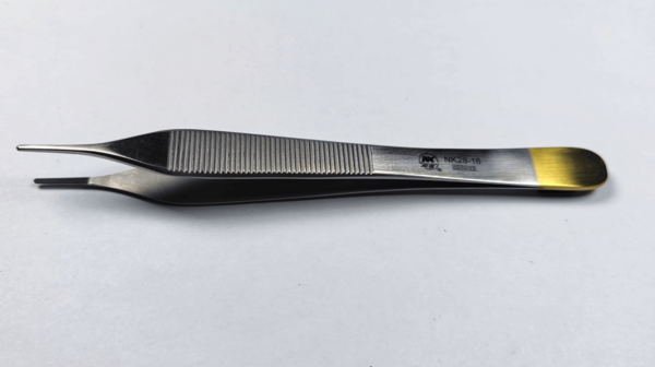 NK28-01 組織鑷 12cm 對齒-Tissue Pliers, Fig 1*2 Adson 12cm