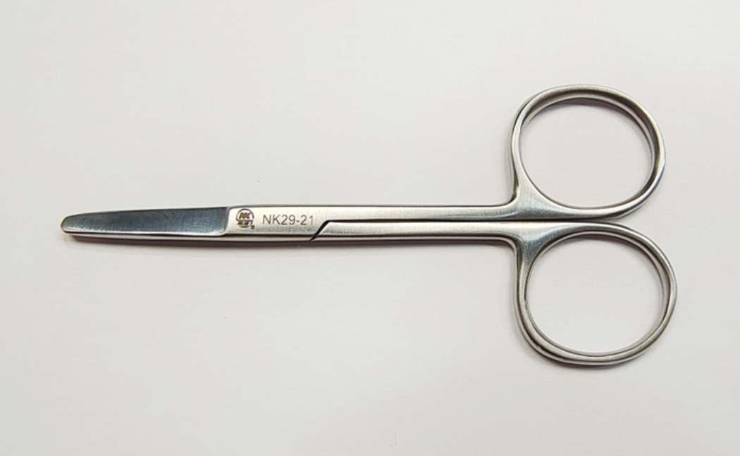 NK29-09 牙齦剪 直鑲嵌 12cm-Gum Scissors TC, Str 12cm 1/2''