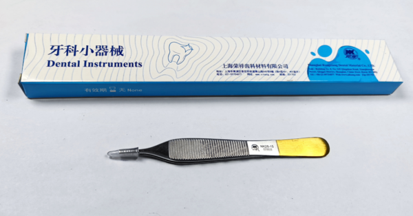 NK28-01 組織鑷 12cm 對齒-Tissue Pliers, Fig 1*2 Adson 12cm