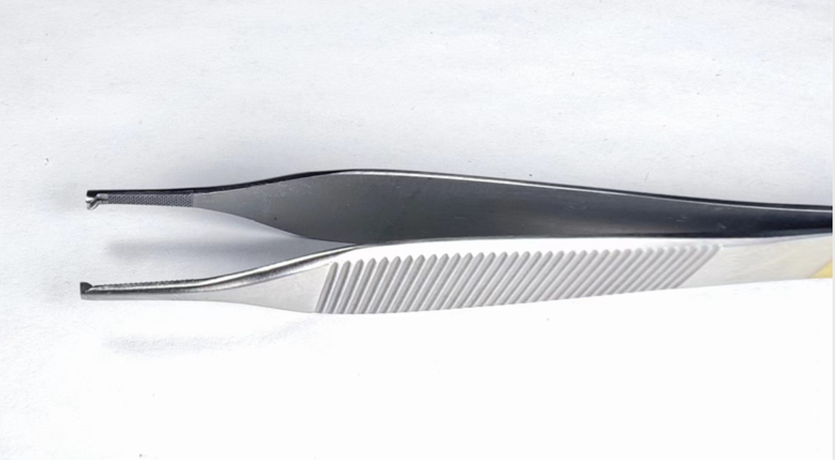 NK28-01 組織鑷 12cm 對齒-Tissue Pliers, Fig 1*2 Adson 12cm