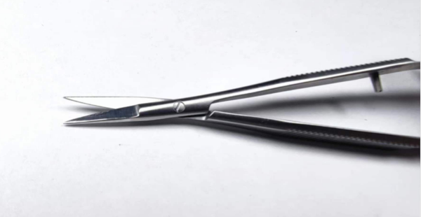 NK29-26 顯微剪 彎14.5cm-Castroviejo Scissors, cvd 14.5cm