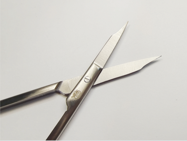 NK29-09 牙齦剪 直鑲嵌 12cm-Gum Scissors TC, Str 12cm 1/2''
