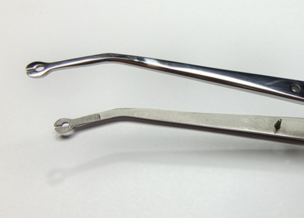 NK28-17 組織鑷（縫合鑷）-Suture Tweezer (Holes Pattern) S/S 15.5cm