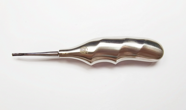 NK27-10/11/12 牙根挺 彎型 2mm/3mm/4mm（波浪柄）-Root Elevator，cvd new handle