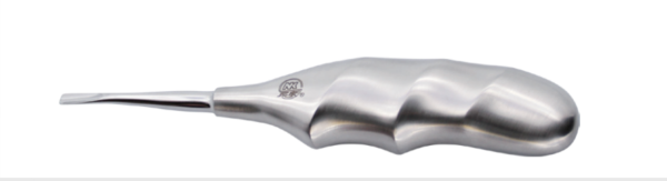 NK27-10/11/12 牙根挺 彎型 2mm/3mm/4mm（波浪柄）-Root Elevator，cvd new handle