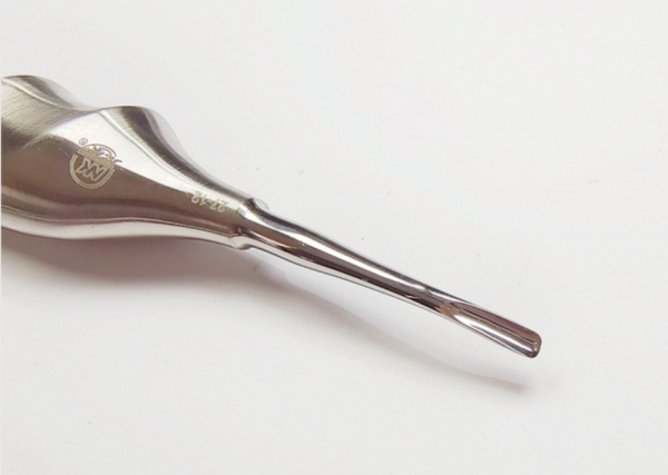 NK27-10/11/12 牙根挺 彎型 2mm/3mm/4mm（波浪柄）-Root Elevator，cvd new handle
