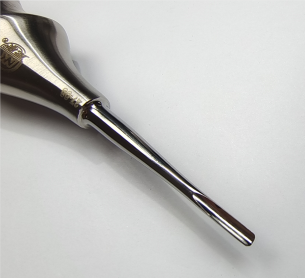 NK27-07/08/09 牙根挺 直型 2mm/3mm/4mm（波浪柄）-Root Elevator，streight new handle