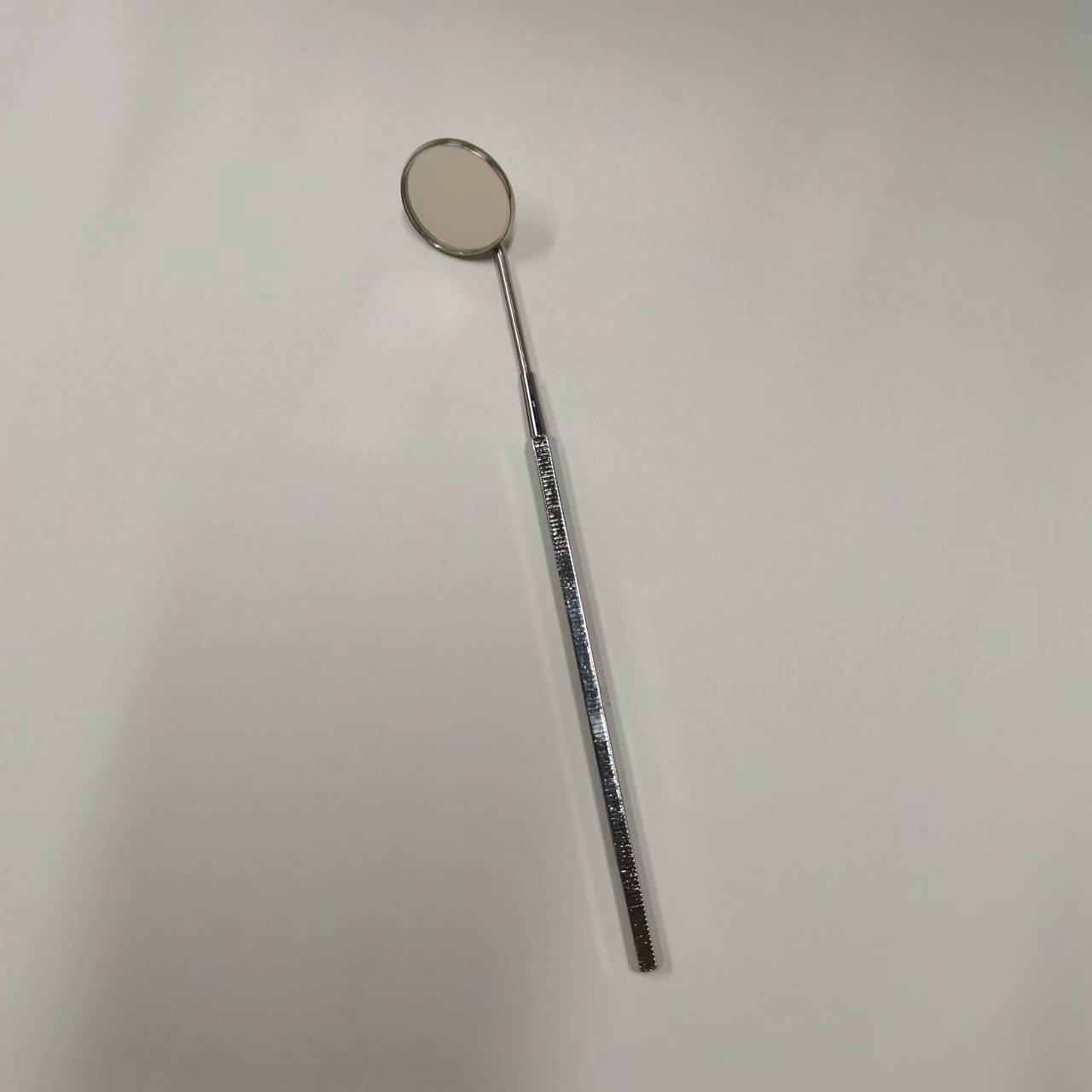 NK10-07 III型 雙面平光銠鏡套裝(頭+柄)-Mouth Mirror Type III With Hand
