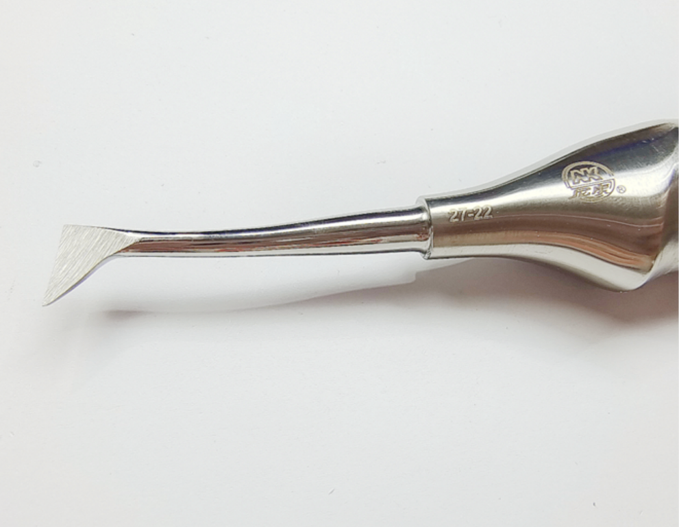 NK27-23/24 丁字挺 左彎/右彎-T-shaped Root Elevator，cvd left/cvd right