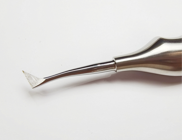 NK27-21/22 三角挺 左彎/右彎（波浪柄）-Root Elevator, cvd left/cvd right new handle