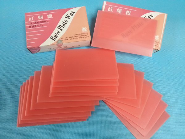 紅蠟板 500g,30盒/箱-Base Plate Wax,500g,30box/ctn 