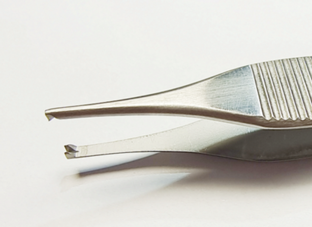 NK28-01 組織鑷 12cm 對齒-Tissue Pliers, Fig 1*2 Adson 12cm