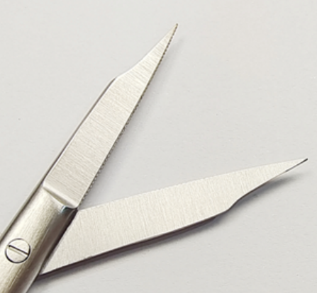 NK29-09 牙齦剪 直鑲嵌 12cm-Gum Scissors TC, Str 12cm 1/2''