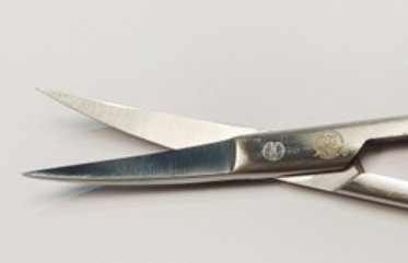 NK29-05 牙齦剪 彎12cm-Gum Scissors, Lir Cvd 12cm