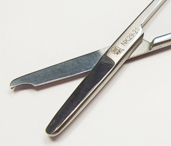 NK29-09 牙齦剪 直鑲嵌 12cm-Gum Scissors TC, Str 12cm 1/2''