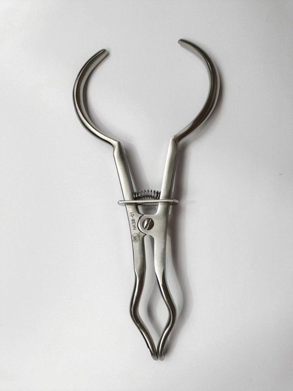 NK38-02 橡皮障放置鉗 17.5cm-Rubber Dam Instruments, Ivory Lightweight 17.5cm