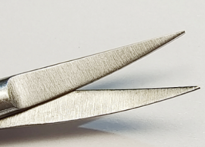 NK29-26 顯微剪 彎14.5cm-Castroviejo Scissors, cvd 14.5cm