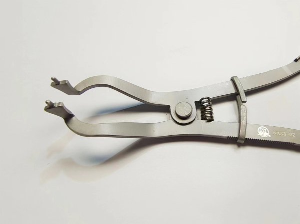 NK38-02 橡皮障放置鉗 17.5cm-Rubber Dam Instruments, Ivory Lightweight 17.5cm