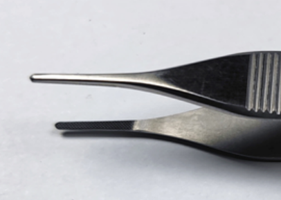 NK28-16 組織鑷 平齒 鑲嵌15cm-Tissue Pliers，Fig. 1 Adson 15cm TC