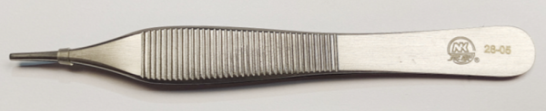 NK28-15 組織鑷 平齒 鑲嵌12cm-Tissue Pliers，Fig. 1 Adson 12cm TC