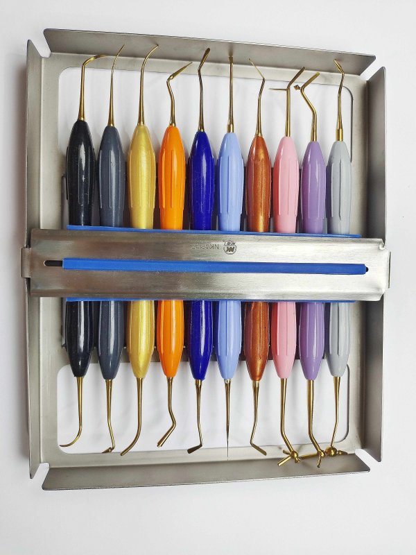 NK26-21 美學(xué)套裝 1 10支裝 硅膠柄-Dental Fillers 10pcs Silicone handle