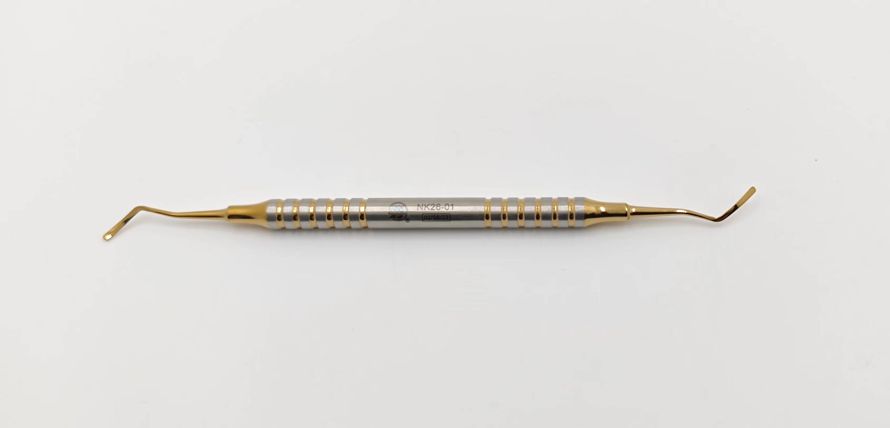 NK26-05 鍍鈦充填器 5# 金柄-Composite Plugger #5 TiN coated