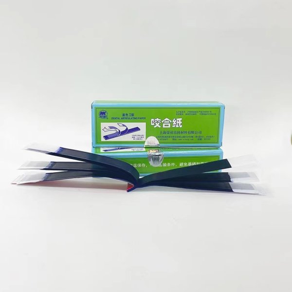 咬合紙 藍色 長紙盒I型 100μm -Articulating Paper Blue 100μm