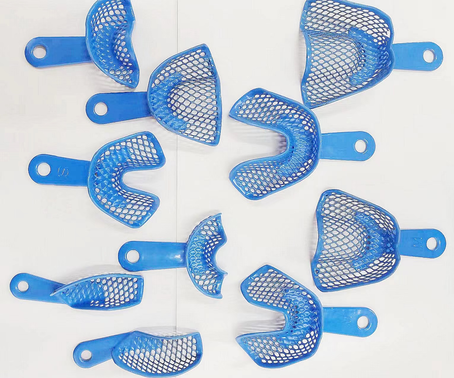 塑鋼牙托中號(藍色)-Plastic-steel Impression Tray M