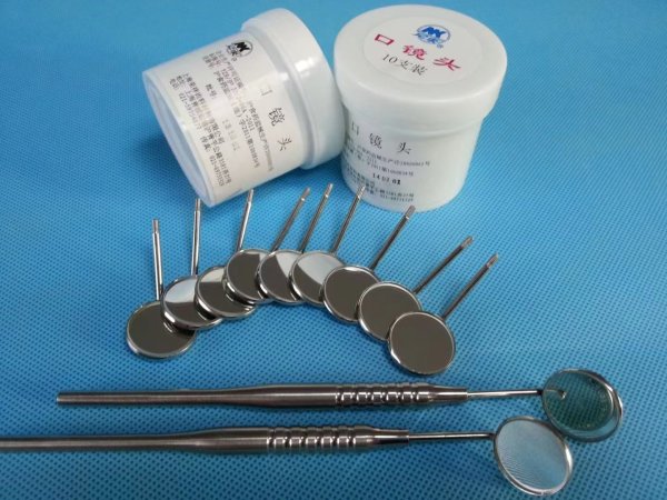NK10-06 不銹鋼口鏡柄(頭+柄)-SS Mouth Mirror with Handle 