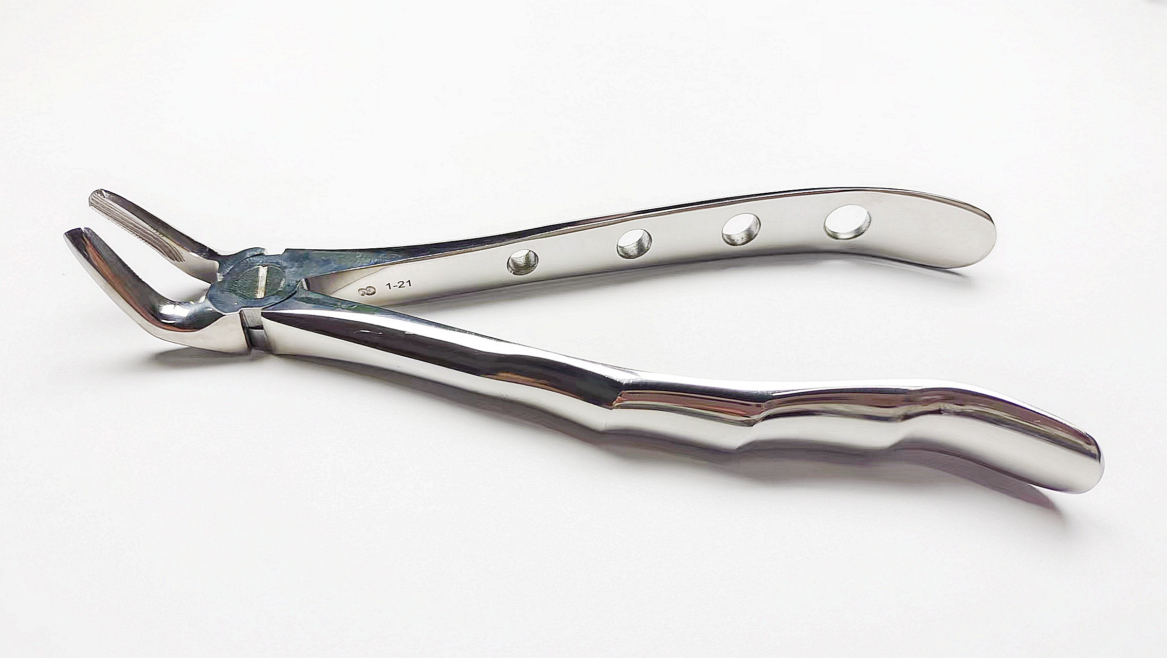 NK44-23 成人下頜前磨牙鉗 (波浪柄)-Extracting Forceps, Lower premolars， new handle