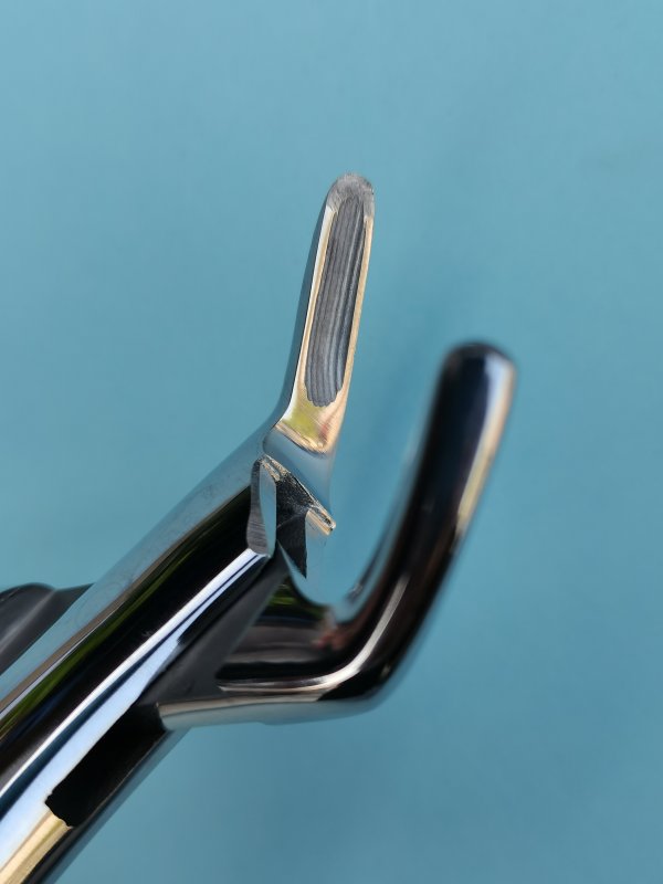 NK44-34 成人下頜前牙鉗 (波浪柄)-Extr. Forceps, Lower premolars, incisors roots new handle 