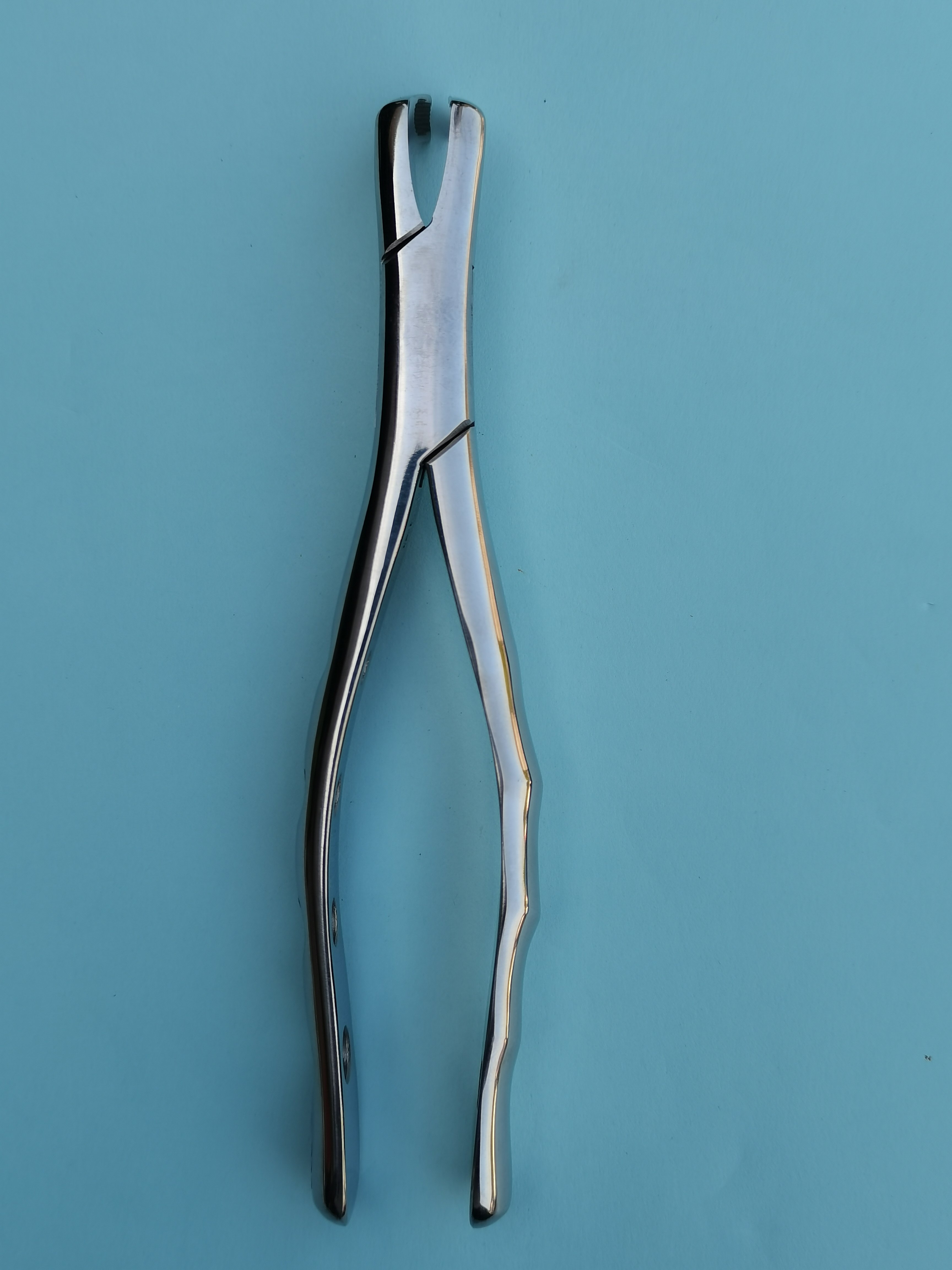 NK44-35 成人下頜磨牙鉗 (波浪柄)-Extracting Forceps, Lower molars str new handle