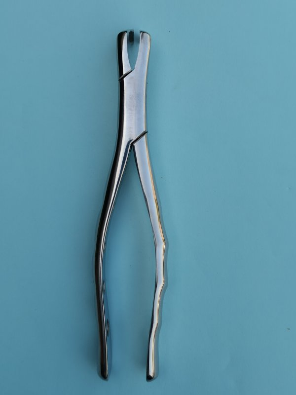 NK44-35 成人下頜磨牙鉗 (波浪柄)-Extracting Forceps, Lower molars str new handle