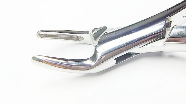 NK44-33 成人上頜前牙鉗 (波浪柄)-Extr. Forceps,Upper premolars,incisors roots new handle
