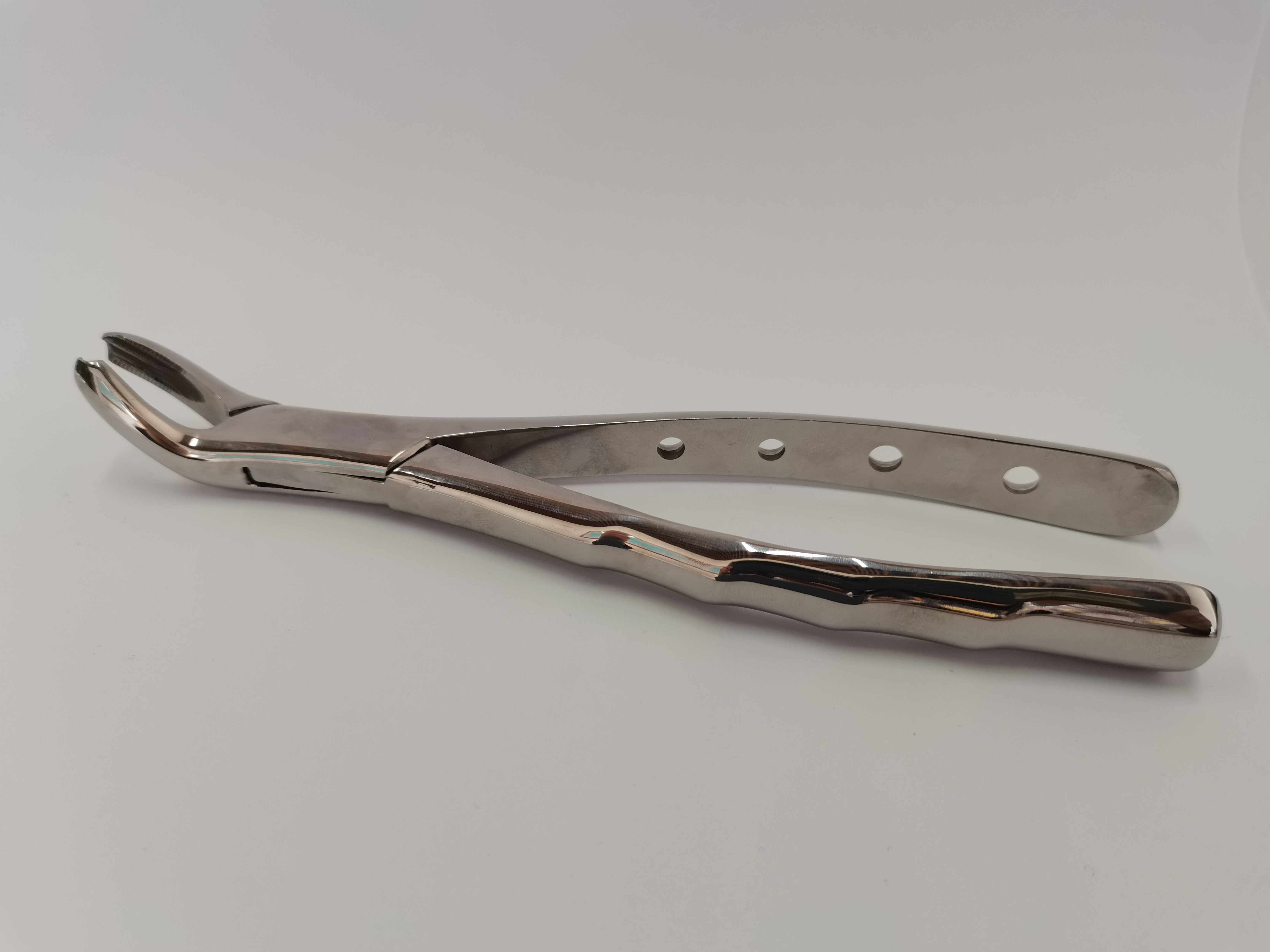 NK44-58 成人下頜磨牙鉗 (波浪柄)-Extracting Forceps, Lower molars new handle