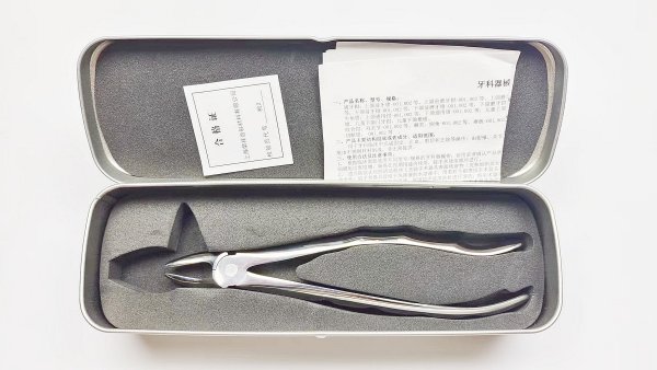 NK44-19 成人上頜前牙鉗 (波浪柄) -Extracting Forceps, Upper centrals & canines，new handle