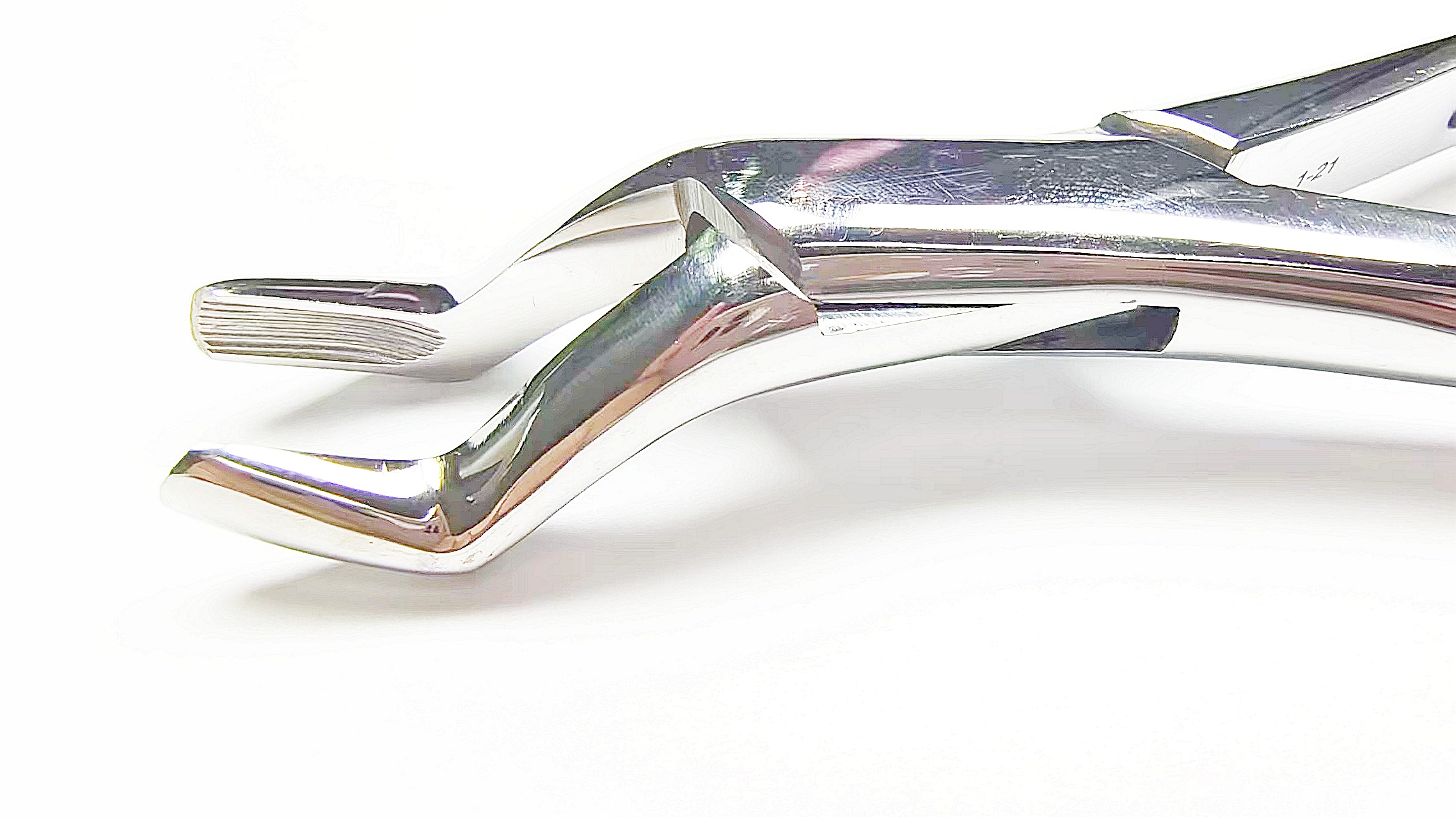 NK44-24 成人上頜磨牙鉗 (波浪柄)-Extracting Forceps, Upper molars str wavy handle