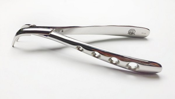 NK44-29 成人下頜通用鉗 (波浪柄)-Extracting Forceps, universal lower teeth new handle