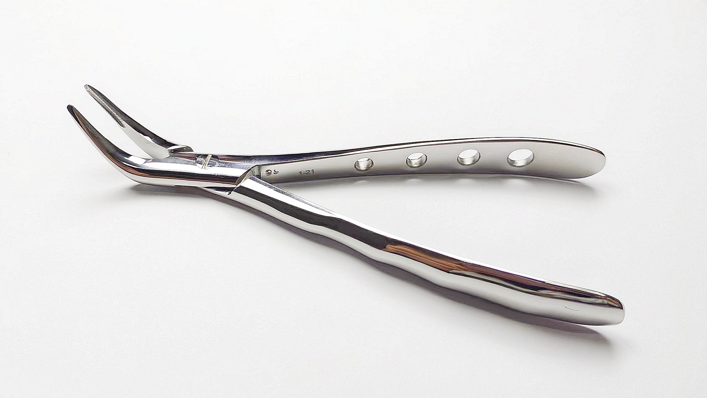 NK44-29 成人下頜通用鉗 (波浪柄)-Extracting Forceps, universal lower teeth new handle